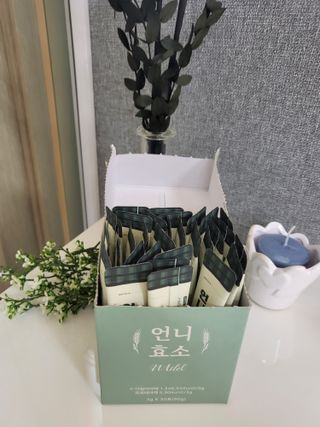 [건강미] 언니효소 마일드 본품 30포 / 쌀과자맛 효소 — 5점을 준 리뷰어가 2022년 4월 올린 사용 사진