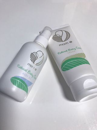 mom e 맘이 내추럴 베이비 케어 크림+바디오일 — 4.5점을 준 리뷰어가 2021년 1월 올린 사용 사진