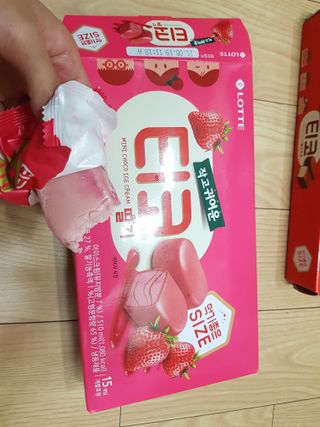롯데제과 티코밀크초코 — 5점을 준 리뷰어가 2021년 9월 올린 사용 사진