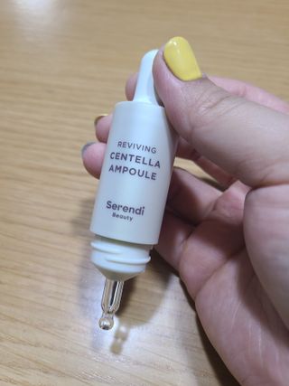 세렌디뷰티 리바이빙 센텔라 앰플 — 5점을 준 리뷰어가 2021년 9월 올린 사용 사진