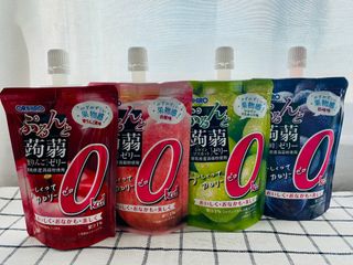 ORIHIRO 오리히로 곤약젤리 제로칼로리 130g 4종 4팩(맛별로 1팩씩) — 5점을 준 리뷰어가 2023년 1월 올린 사용 사진