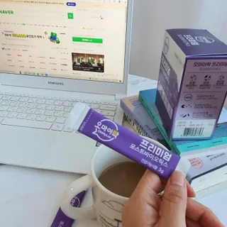 [유산균] 오마이락 프리미엄 포스트바이오틱스 30P — 5점을 준 리뷰어가 2022년 11월 올린 사용 사진