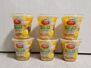 돌 MF[Dole] 파인애플컵/망고컵/복숭아컵 198g 6입X1박스 (맛 1가지 랜덤 발송) — 5점을 준 리뷰어가 2024년 5월 올린 사용 사진