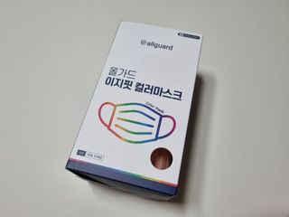 [올가드] 이지핏 프리미엄 컬러 마스크 (30매) * 1BOX — 5점을 준 리뷰어가 2022년 12월 올린 사용 사진