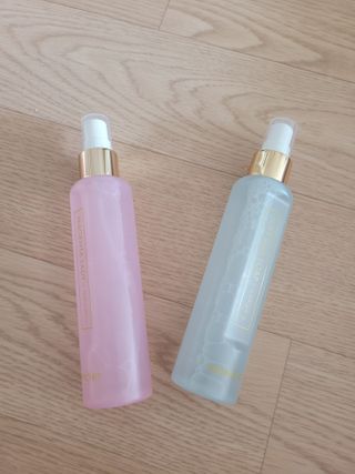 멈칫 X 최준 헤어 앤 바디미스트 소프트블루솝, 마젠타레이디 2종 — 5점을 준 리뷰어가 2021년 8월 올린 사용 사진