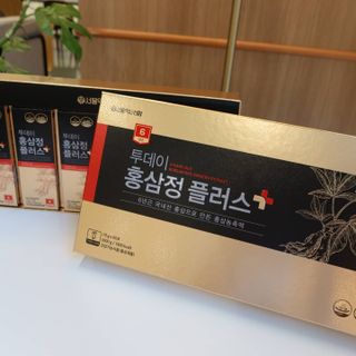 서울약사신협_투데이홍삼정플러스스틱_10g x 60포 — 5점을 준 리뷰어가 2021년 7월 올린 사용 사진