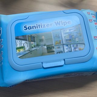 햅스 세균없는 주방 대형 2팩, HAPS sanitizer wipe — 4점을 준 리뷰어가 2022년 2월 올린 사용 사진