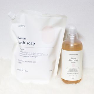 심플리오리빙 어니스트 주방세제 본품 500ml + 리필 900ml (코코넛향) — 5점을 준 리뷰어가 2022년 6월 올린 사용 사진