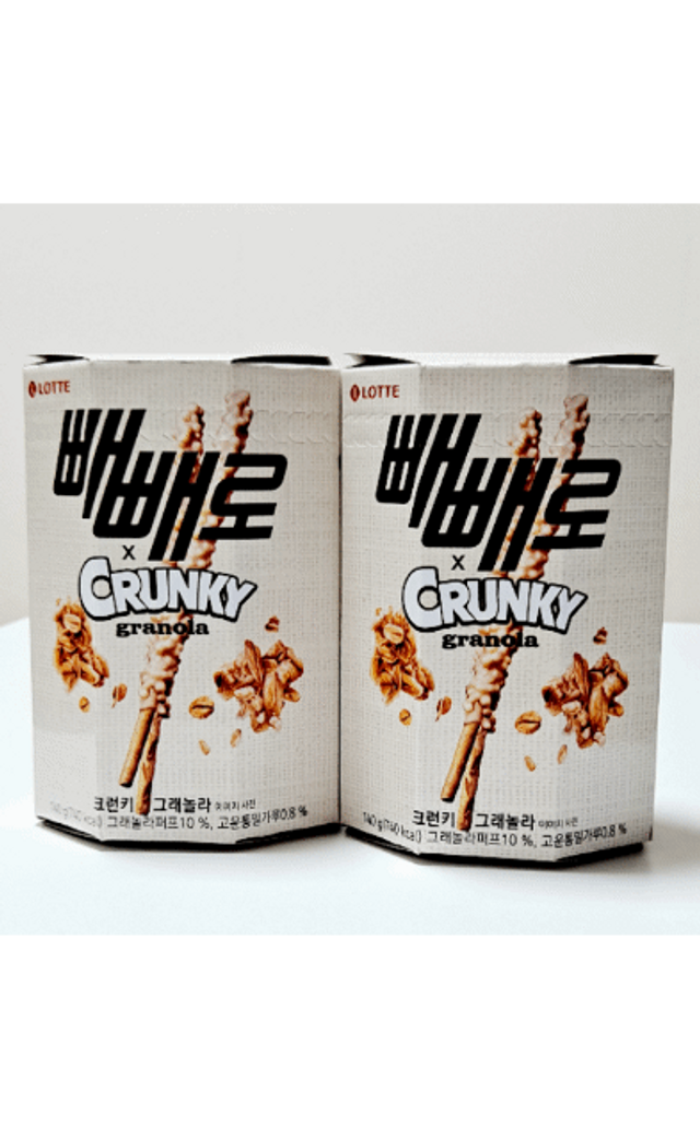 크런키 그래놀라 빼빼로 리뷰 사진