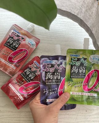 ORIHIRO 오리히로 곤약젤리 제로칼로리 130g 4종 4팩(맛별로 1팩씩) — 5점을 준 리뷰어가 2023년 2월 올린 사용 사진