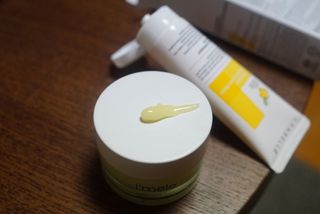 랑벨 비타 에너지 잡티 크림 75ml (피부 속 기미완화크림) — 5점을 준 리뷰어가 2022년 5월 올린 사용 사진