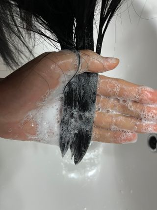 [포레스트스토리] 탈모증상완화 샴푸 1,000ml — 5점을 준 리뷰어가 2022년 6월 올린 사용 사진