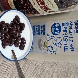 *구매평_[덴마크] 진하고 더 고소한 무가당 플레인 요거트 1.8L — 5점을 준 리뷰어가 2025년 9월 올린 사용 사진