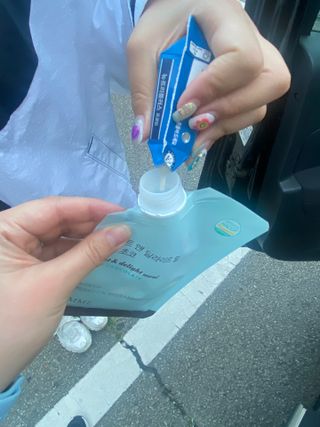 아므_이너뷰티 라이트 앤 딜라이트 밀 민트 초코 — 5점을 준 리뷰어가 2021년 7월 올린 사용 사진