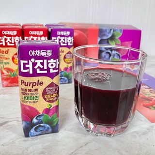 [롯데칠성] 야채듬뿍 더'진한 [롯데칠성] 야채는 이제 COLORFULL! 야채듬뿍  더 진한 레드 4개 +퍼플 4개 (총 8개) — 5점을 준 리뷰어가 2023년 6월 올린 사용 사진