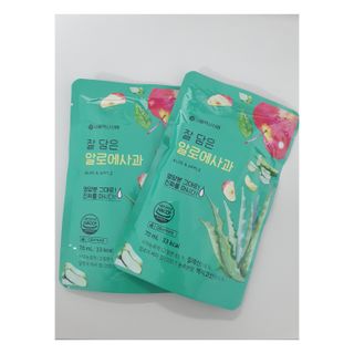 서울약사신협 잘 담은 알로애사과_70ml x 30포 — 4.5점을 준 리뷰어가 2021년 10월 올린 사용 사진