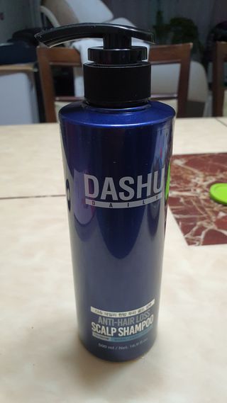 다슈코리아 다슈 데일리 단백질 한방 두피 골드 샴푸 500ml — 5점을 준 리뷰어가 2021년 1월 올린 사용 사진