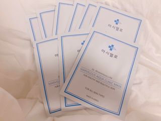 닥터마시멜로 닥터마스멜로 마블러스 아쿠아 클리닉 마스크 — 5점을 준 리뷰어가 2021년 7월 올린 사용 사진