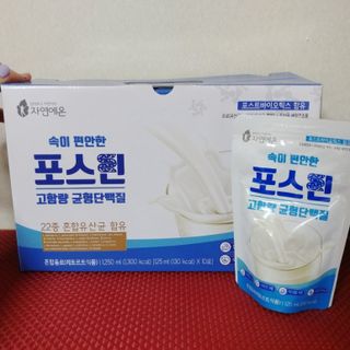 자연에온 마시는 프로틴 고함량 균형단백질 음료 포스틴 125ml 10개입 1BOX — 5점을 준 리뷰어가 2021년 4월 올린 사용 사진