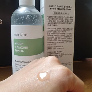 나나스킨 하이드로릴렉싱토너 — 5점을 준 리뷰어가 2021년 8월 올린 사용 사진