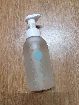 아미퓨어 [라이브] 피부장벽 강화를 위한 머랭 버블 클렌저 천연계면활성제로 온가족 사용가능 — 5점을 준 리뷰어가 2021년 7월 올린 사용 사진