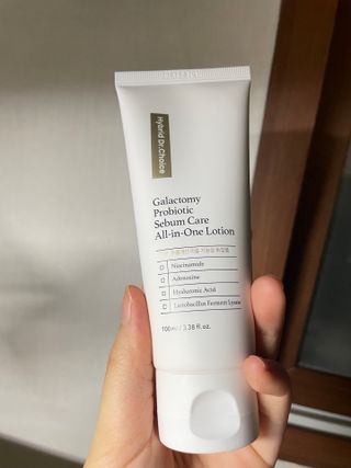 하이브리온 [구매평]닥터초이스 갈락토미 프로바이오틱 세범케어 올인원 로션 1개, 100ml — 5점을 준 리뷰어가 2025년 8월 올린 사용 사진