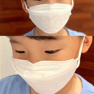 케이파이 나날마스크 [케이파이 나날] KF94 마스크 50매입 (개별포장) ,  여름에도 좋은 숨쉬기 편한 순수 국산 마스크 — 4.5점을 준 리뷰어가 2022년 8월 올린 사용 사진
