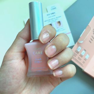 젤리핏 피치리페어 10ml 피치 컬러영양제 효과있는 손톱강화제 — 5점을 준 리뷰어가 2022년 7월 올린 사용 사진