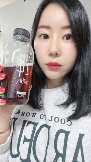 클린24시간 1BOX(5포) + 전용보틀(500ml) — 5점을 준 리뷰어가 2023년 5월 올린 사용 사진