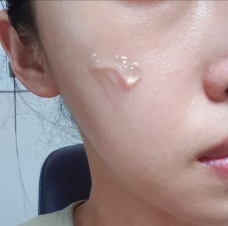 [NEW_버진팜스 푸딩수딩] 투명 푸딩젤이 선사하는 빠른 진정과 깨끗한 피부결 정돈 — 5점을 준 리뷰어가 2021년 9월 올린 사용 사진