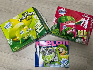 2024 오리온 여름한정판 초코파이 수박 / 후레쉬베리 멜론 / 멜론송이 — 5점을 준 리뷰어가 2024년 7월 올린 사용 사진