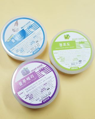 [브레이브퀸] 수제 그릭 요거트 3종세트 플레인 블루베리 청포도 — 5점을 준 리뷰어가 2022년 1월 올린 사용 사진