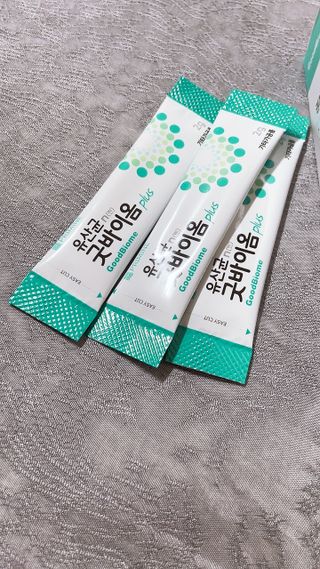 프리마인 유산균 국가지정연구소 선정, 살아있는 생유산균 200억 마리의 힘. 유산균n굿바이옴플러스 — 4점을 준 리뷰어가 2021년 9월 올린 사용 사진