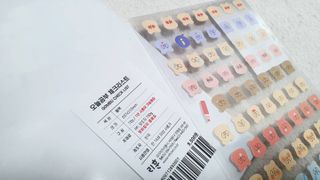 리훈 곰부 체크리스트+ 곰부 리무버블스티커 1장 — 4점을 준 리뷰어가 2021년 5월 올린 사용 사진