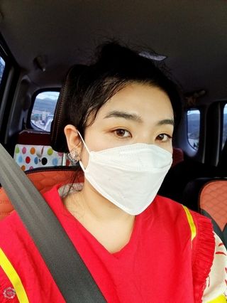 케이파이 항균 마스크 [케이파이] 항균 마스크 60매입 (개별 포장) 숨쉬기 편하여, 야외에서 운동할 때 사용이 편합니다. — 5점을 준 리뷰어가 2022년 7월 올린 사용 사진