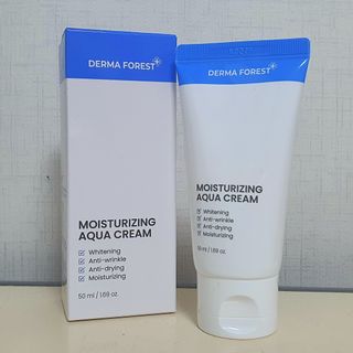 더마포레스트 모이스처라이징 아쿠아크림 / 수분크림 히알루론산 펩타이드 보습 미백 주름개선 — 5점을 준 리뷰어가 2021년 7월 올린 사용 사진