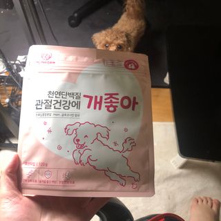 My Pet Care 천연단백질 관절건강에 개좋아 — 5점을 준 리뷰어가 2021년 2월 올린 사용 사진