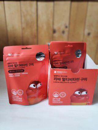 [푸름웰니스] 라바 멀티비타민 구미 36g — 5점을 준 리뷰어가 2022년 2월 올린 사용 사진