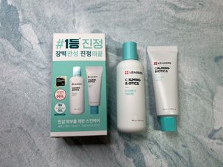 리더스코스메틱 리더스 카밍 바이오틱스 #1등 진정 기획세트 [에센스 워터150ml + 크림 마스크80ml] — 5점을 준 리뷰어가 2022년 9월 올린 사용 사진