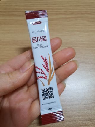 하루 1포로 콜레스테롤, 유산균, 고역가 소화효소까지 한번에 섭취! 다온바이오 홍자임 1개월분(30포) — 4점을 준 리뷰어가 2022년 12월 올린 사용 사진