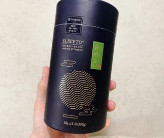 프리마인 자체 기업부설 연구소에서 찾아낸 건강한 수면의 비밀.  슬립토 플러스 30포 — 5점을 준 리뷰어가 2023년 4월 올린 사용 사진