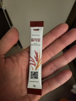 하루 1포로 콜레스테롤, 유산균, 고역가 소화효소까지 한번에 섭취! 다온바이오 홍자임 1개월분(30포) — 4점을 준 리뷰어가 2022년 12월 올린 사용 사진