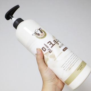 [과일나라] 대용량 밀크퐁당 바디로션+바디워시 2종 — 5점을 준 리뷰어가 2021년 10월 올린 사용 사진