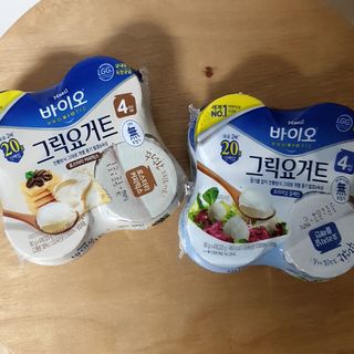 매일바이오 그릭요거트 오리지널 플레인 4개, 로스터리 커피믹스 4개 — 3점을 준 리뷰어가 2021년 12월 올린 사용 사진