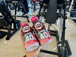 닥터유 프로 단백질드링크 40g 딸기 — 5점을 준 리뷰어가 2025년 7월 올린 사용 사진