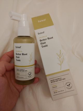 달리프 클로렐라 베러 루트 헤어토닉 100ml — 4.5점을 준 리뷰어가 2021년 5월 올린 사용 사진