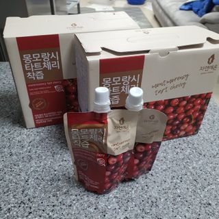 자연에온 몽모랑시 타트체리 착즙 100mL 10개입 2BOX — 5점을 준 리뷰어가 2021년 1월 올린 사용 사진
