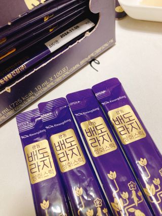 광동생활건강 나우 [광동] 배도라지 쌍화스틱 10mL x 100포 — 4점을 준 리뷰어가 2022년 12월 올린 사용 사진