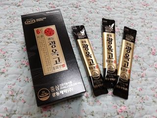 [광동제약] 광동 광옥고 홍삼 본 30포+쇼핑백 증정 — 4.5점을 준 리뷰어가 2021년 11월 올린 사용 사진