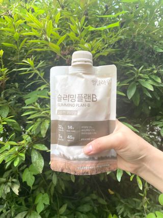 일일하우 슬리밍 플랜B 고소한 귀리맛, 진한 카카오맛 (체중조절식) — 4.5점을 준 리뷰어가 2023년 7월 올린 사용 사진